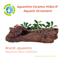 aquavitro Ceramic Hides Aquatic Ornament 8"