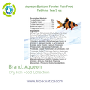 Aqueon Bottom Feeder Fish Food Tablets, 1ea/3 oz