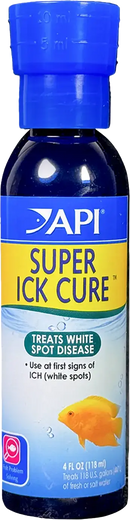 API LIQUID SUPER ICK CURE Fish remedy, Freshwater and Saltwater Fish Medication 4 fl oz