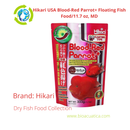 Hikari USA Blood-Red Parrot+ Floating Fish Food /11.7 oz, Medium pellets, Color Enhancer
