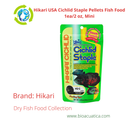 Hikari USA Cichlid Staple Mini Pellets Fish Food 1ea/2 oz, Growth Formula