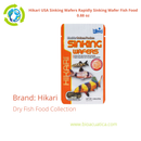 Hikari USA Sinking Wafers Rapidly Sinking Wafer Fish Food 0.88 oz