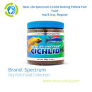 New Life Spectrum Cichlid Sinking Pellets Fish Food 1ea/5.3 oz, Regular
