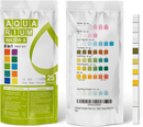 AAwipes Aquarium Ammonia Test Strips 8-in-1 |25 Strips | Quick & Accurate Water Testing Test pH, Ammonia, Alkalinity, Hardness, Chlorine, Nitrite, etc.