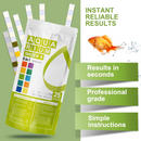 AAwipes Aquarium Ammonia Test Strips 8-in-1 |25 Strips | Quick & Accurate Water Testing Test pH, Ammonia, Alkalinity, Hardness, Chlorine, Nitrite, etc.