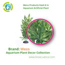 Weco Products Hash 6 in - Aquarium Artificial Plant
