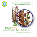 Weco Products Hygrophilia Red 9 in - Aquarium Artificial Plant