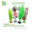 Weco Products Multipack - Aquarium Artificial Plant 4-Pack